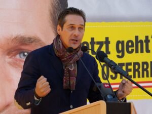 Leader of The Freedom Party of Austria, Heinz-Christian-Strache