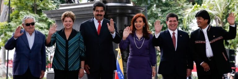 giga latinamerica presidents mujica rousseff maduro kirchner cartes morales july2014 caracas reuters jorge silva