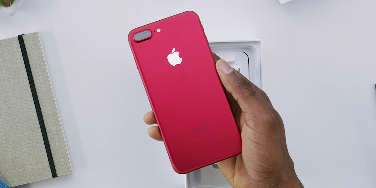 red iphone