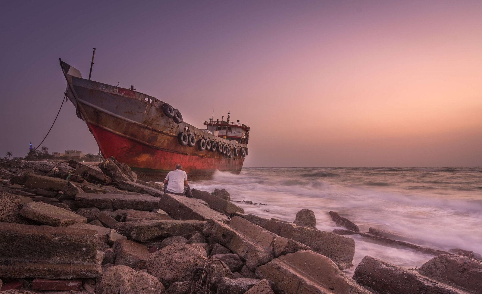 beach boat dawn 121598 scaled