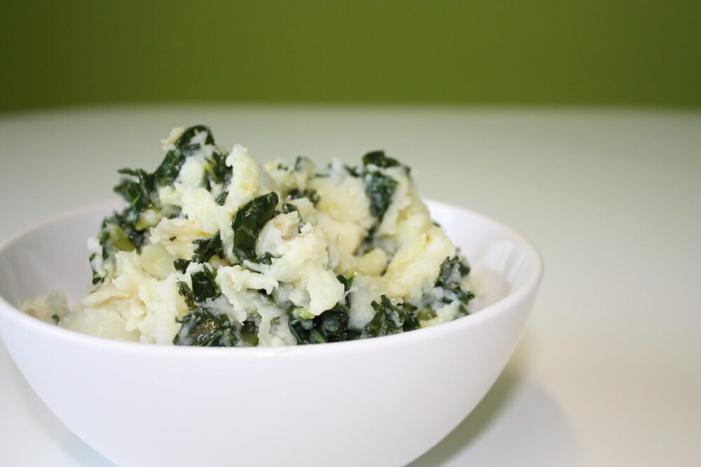 vegetarian Irish recipes, colcannon