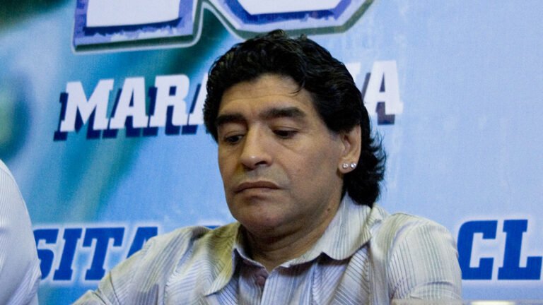 diego maradona s death banner article