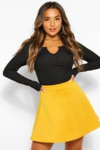 Yellow Skater Skirt