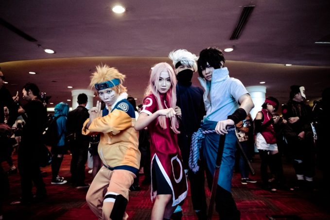 Cosplays of various Naruto characters (Fandoms and Online Communities)