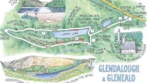 Map of Glendalough