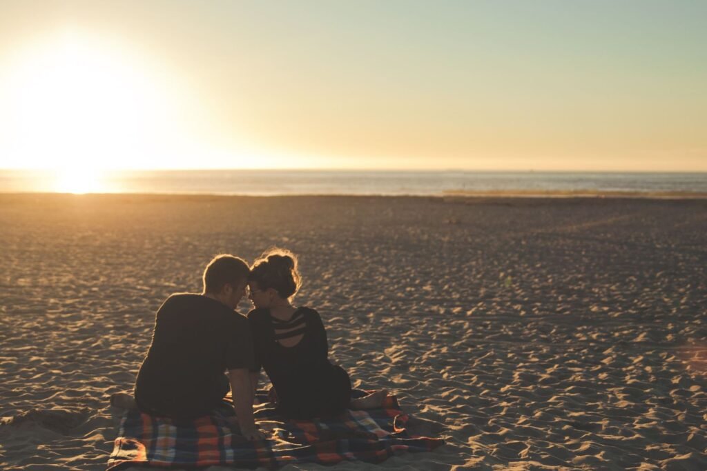 date at the beach