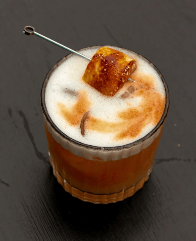 Whiskey Sour Dashi cocktail