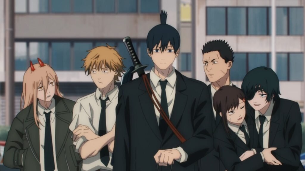 Anime ChainsawMan Squad